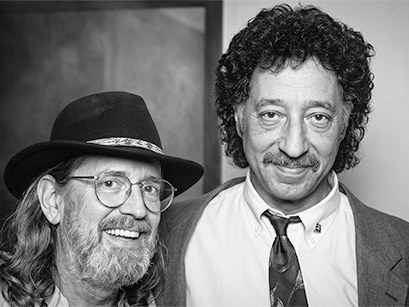Bruce Colfin with John Dawson of the New Riders of the Purple Sage